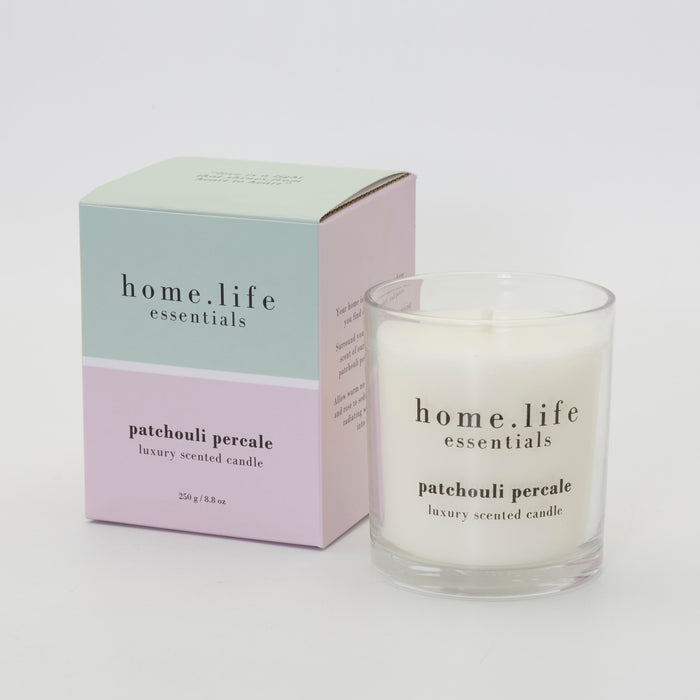 Luxury Scented Candle Patchouli Percale