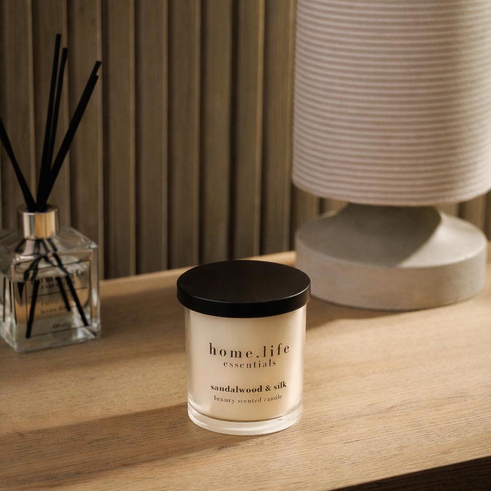 Home.Life Luxury Scented Candle Sandalwood and Silk-Home.Life Candles