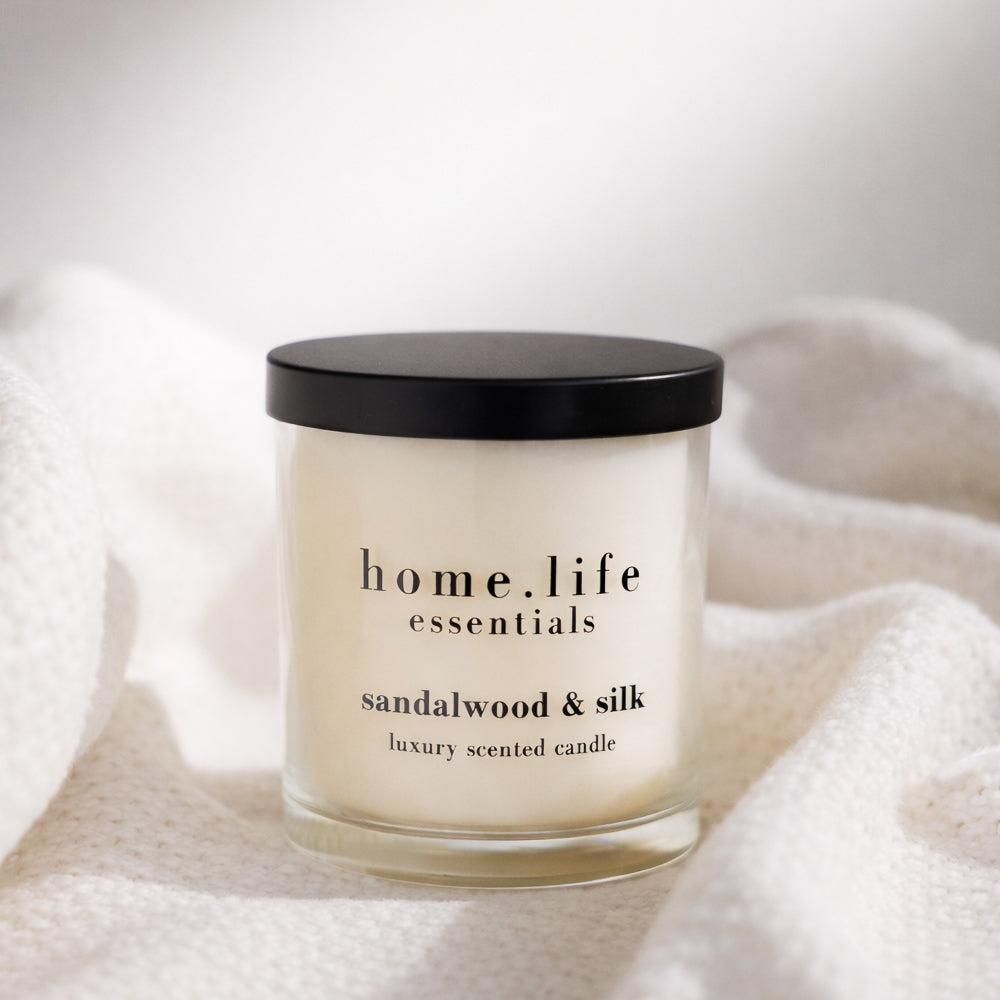 Home.Life Luxury Scented Candle Sandalwood and Silk-Home.Life Candles
