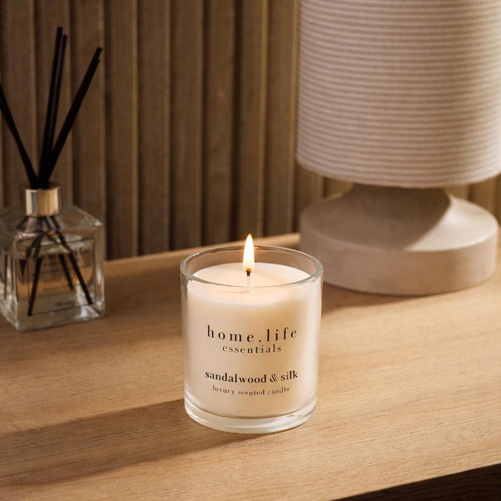 Home.Life Luxury Scented Candle Sandalwood and Silk-Home.Life Candles