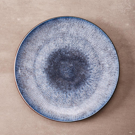 Home.Life Marbled Dinner Plate Blue Haze-Plates