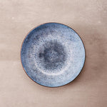 Home.Life Marbled Salad Bowl Blue Haze