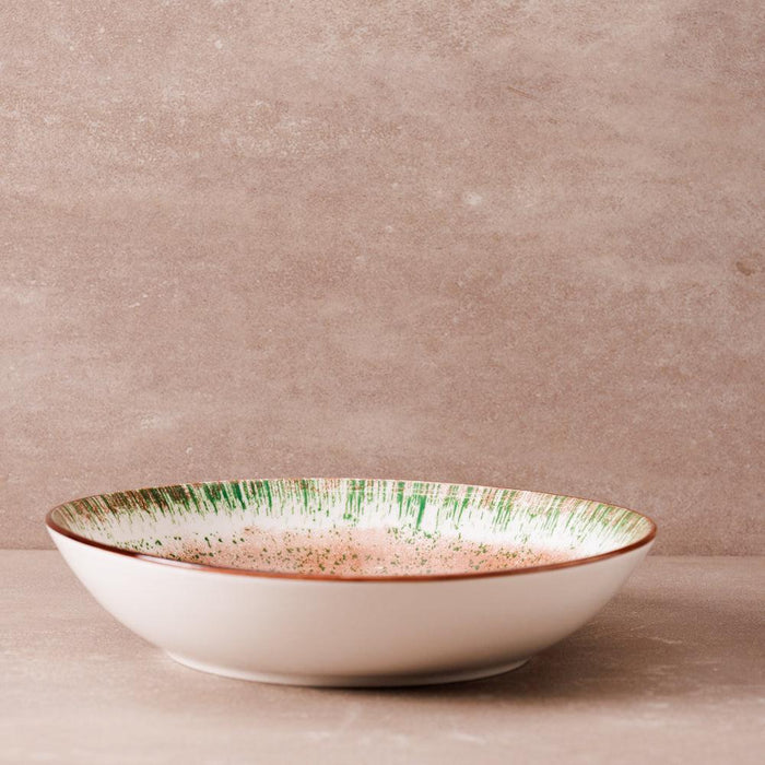 Home.Life Marbled Salad Bowl Forest Fern-Bowls