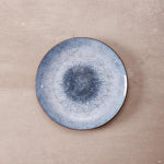 Home.Life Marbled Side Plate Blue Haze