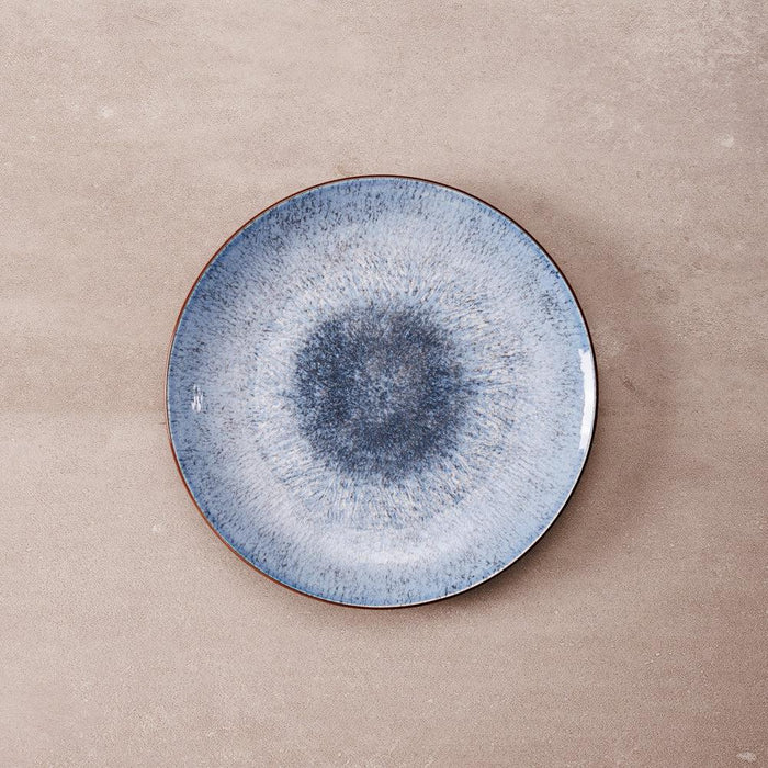 Home.Life Marbled Side Plate Blue Haze-Plates