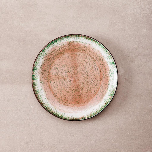 Home.Life Marbled Side Plate Forest Fern-Plates