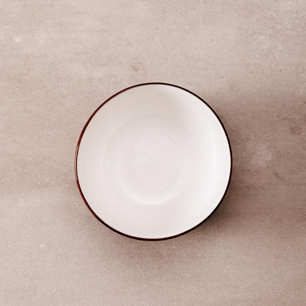 Home.Life Marbled Soup Bowl Mushroom-Bowls