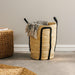 Home.Life Natural Corn Rope Handle Basket Black-Storage Baskets