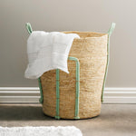 Home.Life Natural Corn Rope Handle Basket Duck Egg