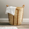 Home.Life Natural Corn Rope Handle Basket Walnut