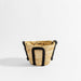 Home.Life Natural Corn Rope Handle Planter Basket Black-Planter
