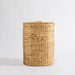 Home.Life Oval with Hyacinth Hamper Wooden Handles with Lid Natural-Laundry Basket
