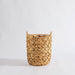 Home.Life Oval with Hyacinth Basket Twisted Weave Natural-Storage Basket
