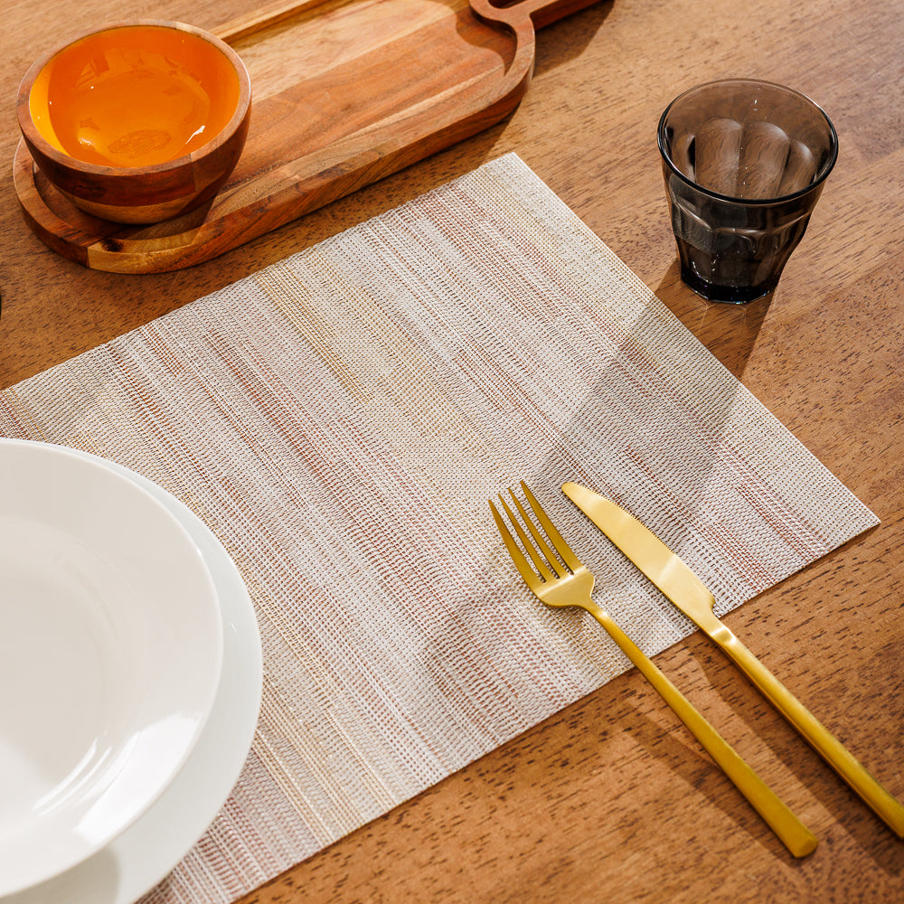 Home.Life Placemats Ripple Brown 6 Pack-Placemats