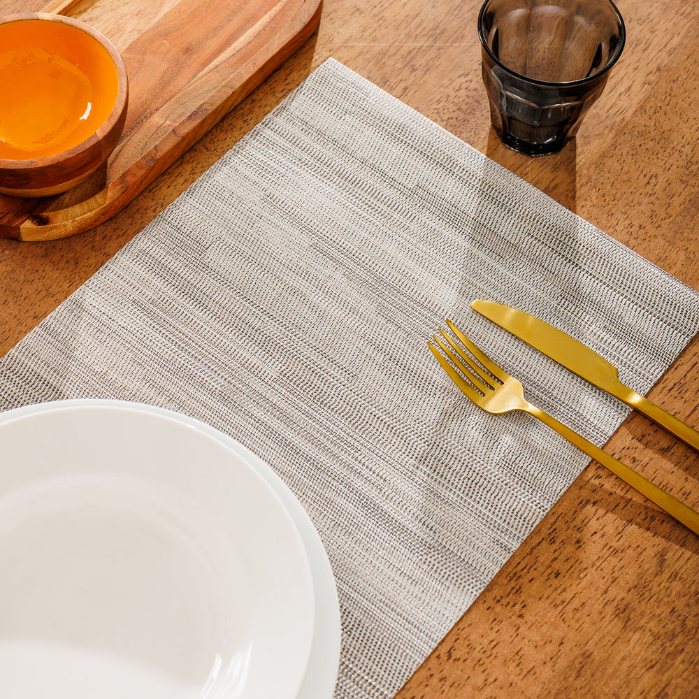 Home.Life Placemats Ripple Grey 6 Pack-Placemats