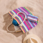 Home.Life Rainbow Reef Beach Bag Pink