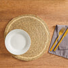Home.Life Round Seagrass Placemat Natural