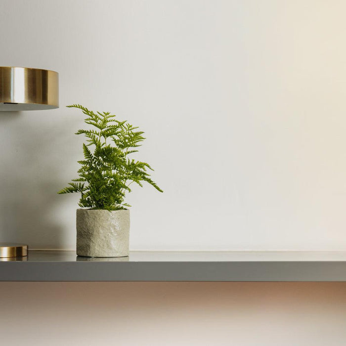 Home.Life Shaped Planter Organic Dusty Green-Décor