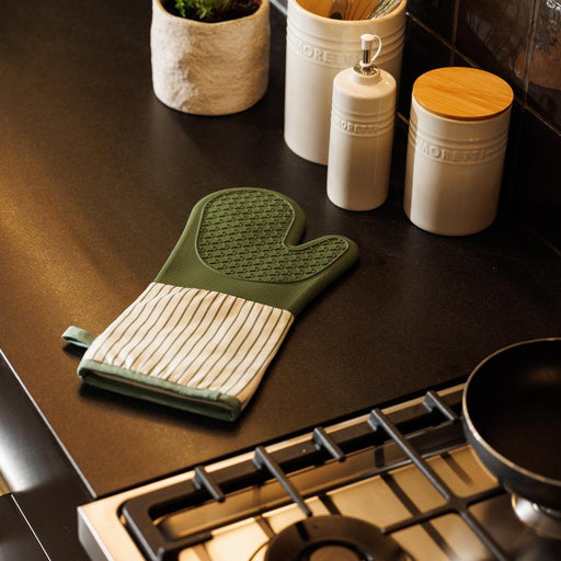 Home.Life Silicone Oven Glove Olive-Oven Glove