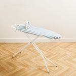 Home.Life Sky White Stripe Ironing Board Cover Light Blue