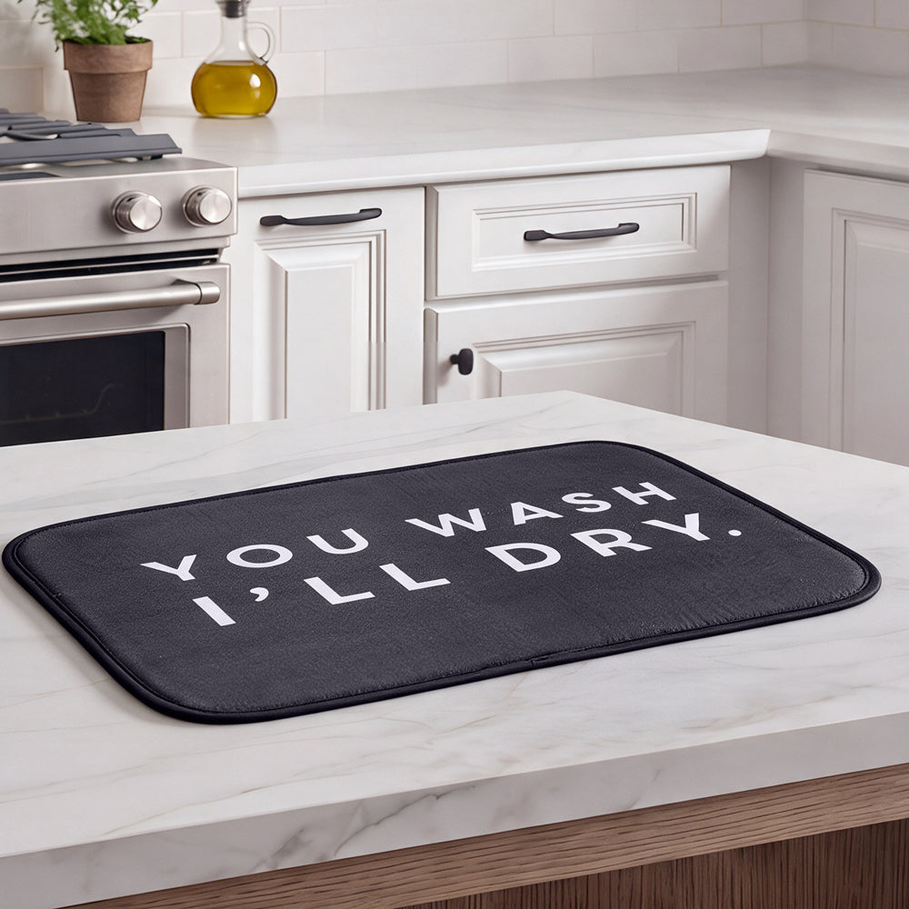 Home.Life Urban Dish Drying Mat Charcoal-Drying Mat