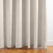 HOME.LIFE Venice Jacquard Eyelet Lined Curtain - Natural-Curtains