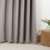 Home.Life Woven Blockout Eyelet Curtain Grey