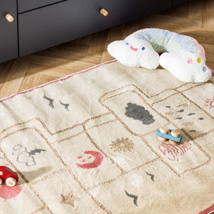 Hopscotch Adventure Carpet Pink
