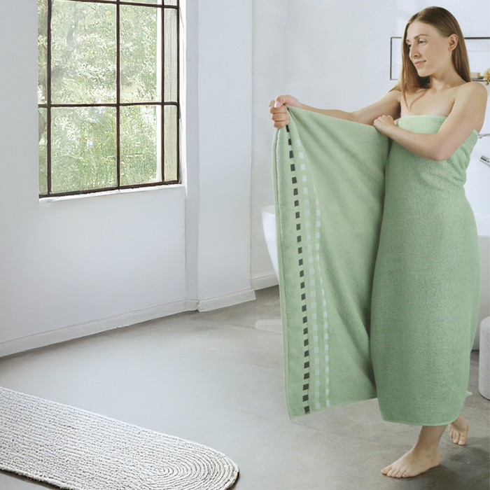 Imported XXL Bath Sheet - Cream-TOWELS