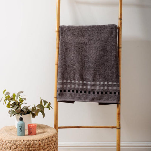 Imported XXL Bath Sheet - Charcoal-TOWELS