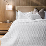 Loam Whisper Soft Premium Cotton Quilt White