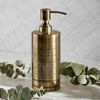 Lotion and Soap Dispenser Brass