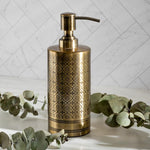 Lotion and Soap Dispenser Brass