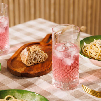 Luigi Bormioli Crystal Hi Ball Glasses Set of 4-Glassware