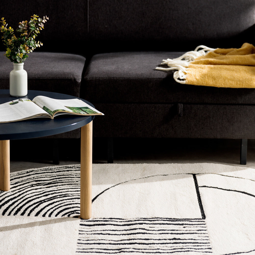 Lune Woven Carpet Monochrome-Carpets/Rugs