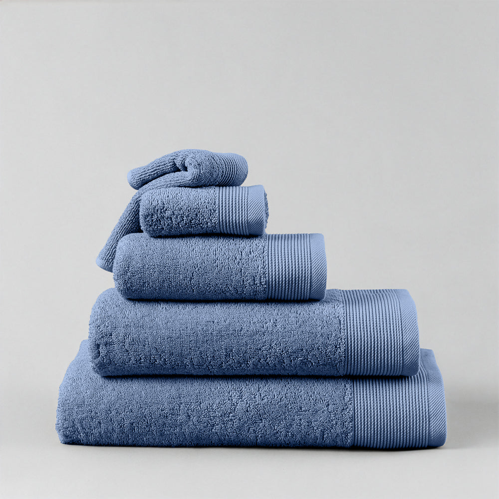 Luxury Egyptian Cotton Classic Towel Collection Indigo-Towels