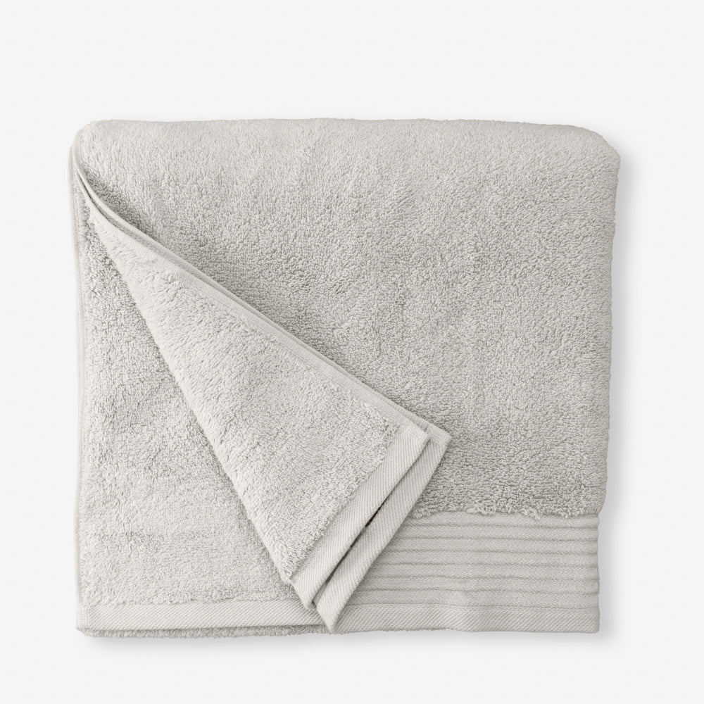 Luxury Egyptian Cotton Zero Twist Towel Light Grey-Towels