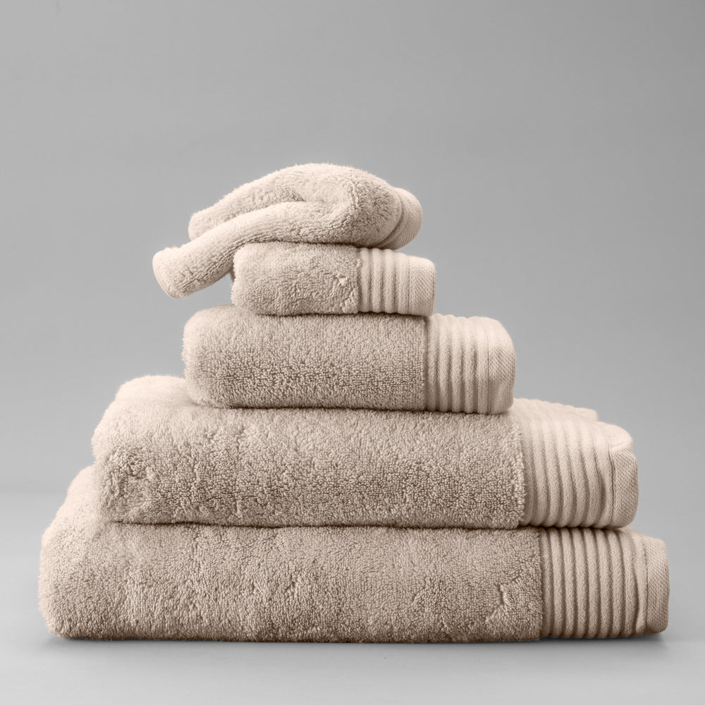 Luxury Egyptian Cotton Zero Twist Towel Mushroom ((WIP))-Towels