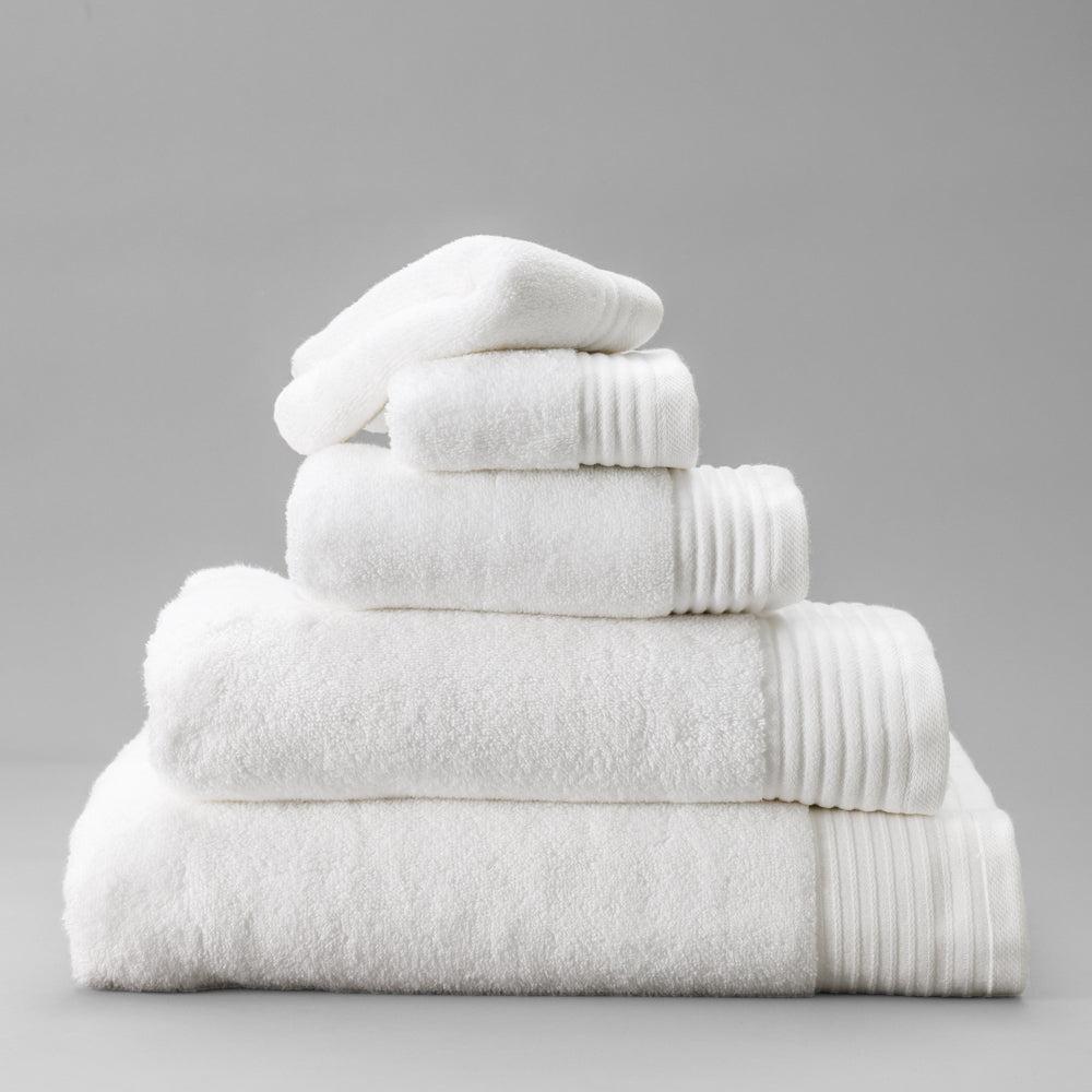 Luxury Egyptian Cotton Zero Twist Towel White ((WIP))-Towels