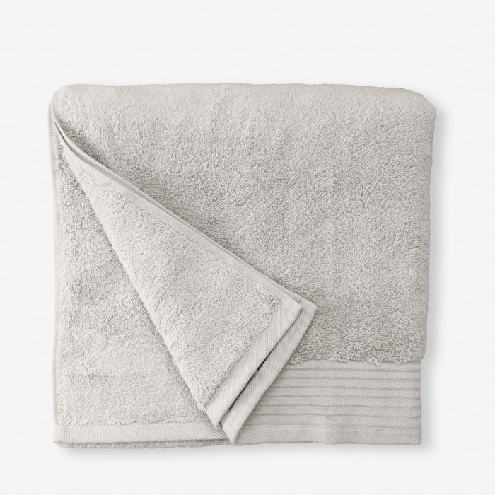 Luxury Egyptian Cotton Zero Twist Towel Light Grey-Towels