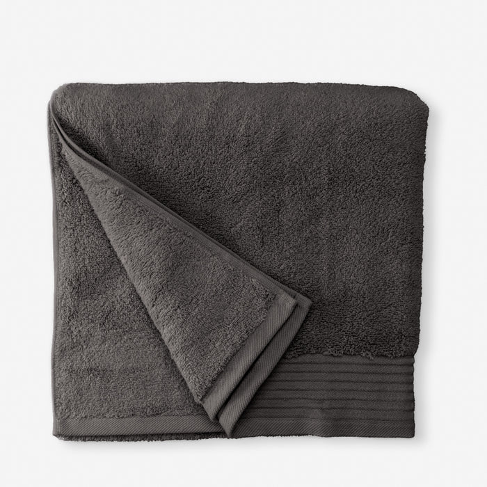 Luxury Egyptian Cotton Zero Twist Towel Steel Grey-Towels