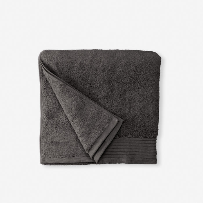 Luxury Egyptian Cotton Zero Twist Towel Steel Grey-Towels