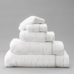 Luxury Egyptian Cotton Zero Twist Towel White