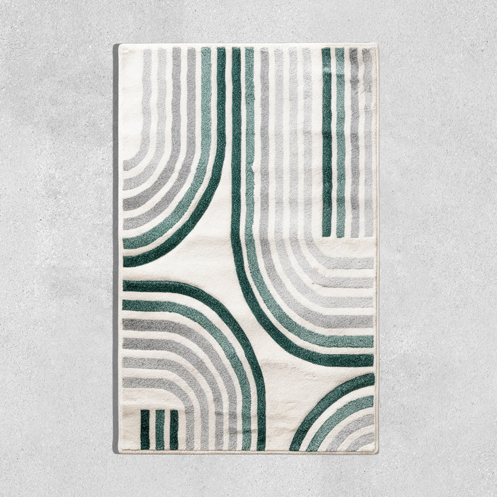 Marseille Woven Carpet Grey-Carpets/Rugs