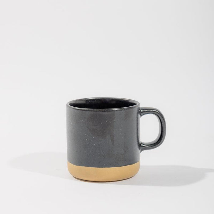 Bottom Rimmed Coffee Mug - Black-Mugs