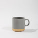 Bottom Rimmed Coffee Mug - Grey-Mugs