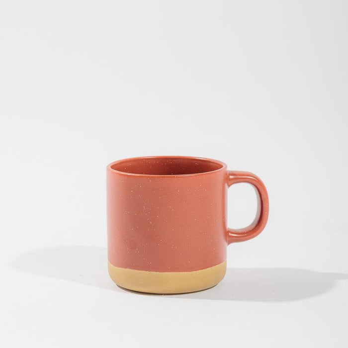 Bottom Rimmed Coffee Mug - Rust-Mugs