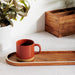 Bottom Rimmed Coffee Mug - Rust-Mugs