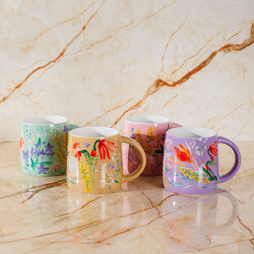 Maxwell & Williams Garland Mug Lilac-Mugs