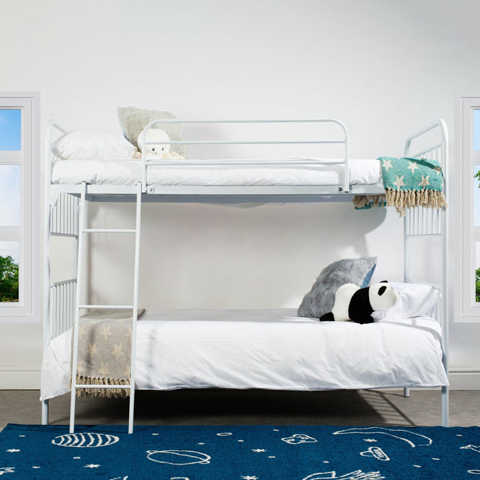 Mia Bunk Bed - White-Beds & Bed Frames-Little Whitehouse